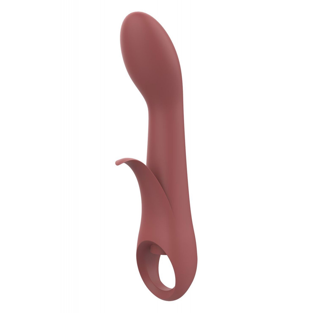Секс игрушки - Вибратор Dream Toys Nude Sierra для точки G, коричневый