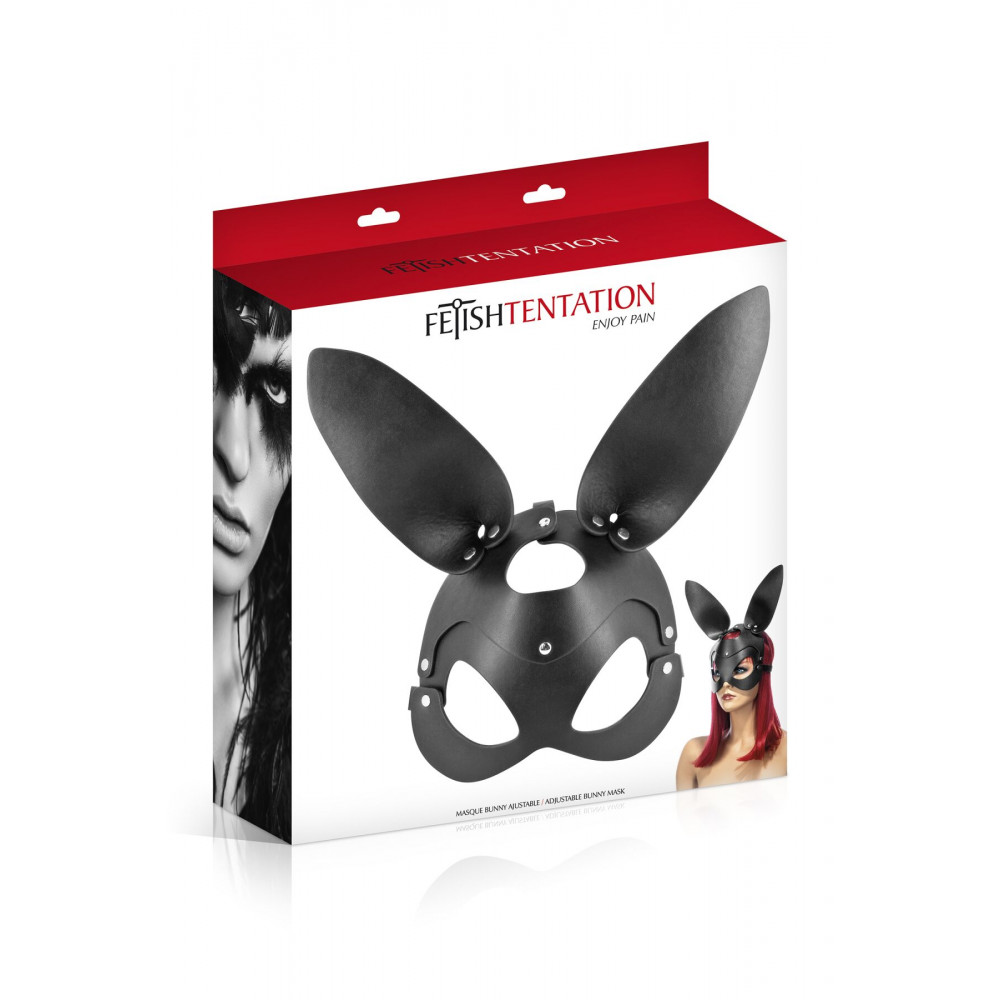 Маски - Маска зайки Fetish Tentation Adjustable Bunny Mask 1