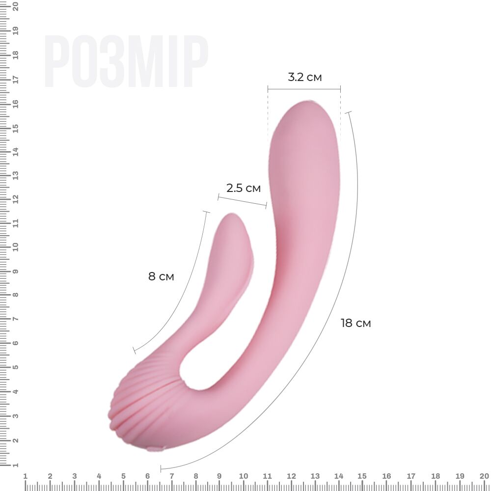 Вибратор-кролик - Вибратор Adrien Lastic G-wave вагинально-клиторальный, 2 мотора, универсальный 6