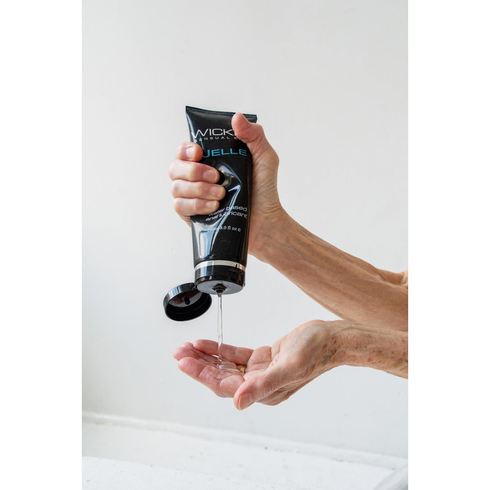 Лубриканты - Анальный лубрикант на водной основе WICKED JELLE ANAL LUBRICANT 240ML 2