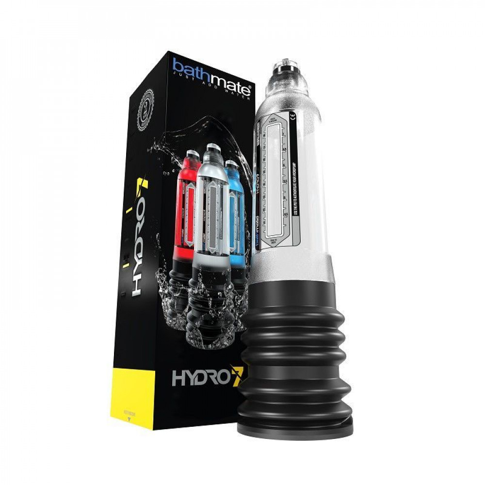Гидропомпы - Гидропомпа Bathmate Hydro 7 Clear, для члена длиной от 12,5 до 18см, диаметр до 5см 3