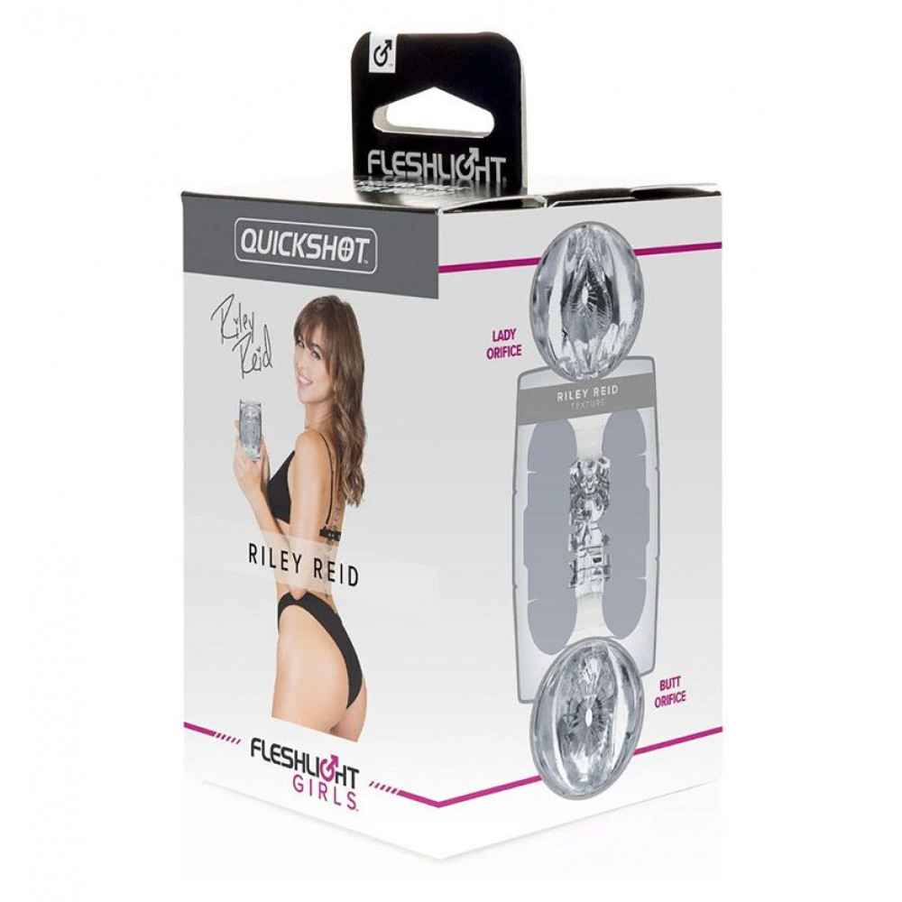 Мастурбаторы вагины - Мастурбатор Fleshlight Quickshot Riley Reid, компактный, отлично для пар и минета 2