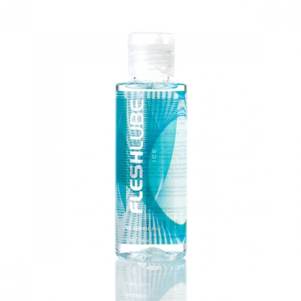 Смазки для мастурбаторов - Охлаждающая смазка на водной основе Fleshlube Ice (Лед) 100 мл