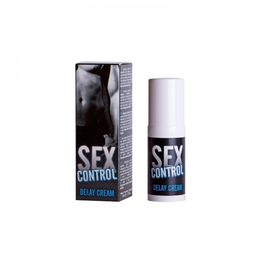 Лубриканты - Крем пролонгирующий Sex control REFRESHING gel, 30 ml