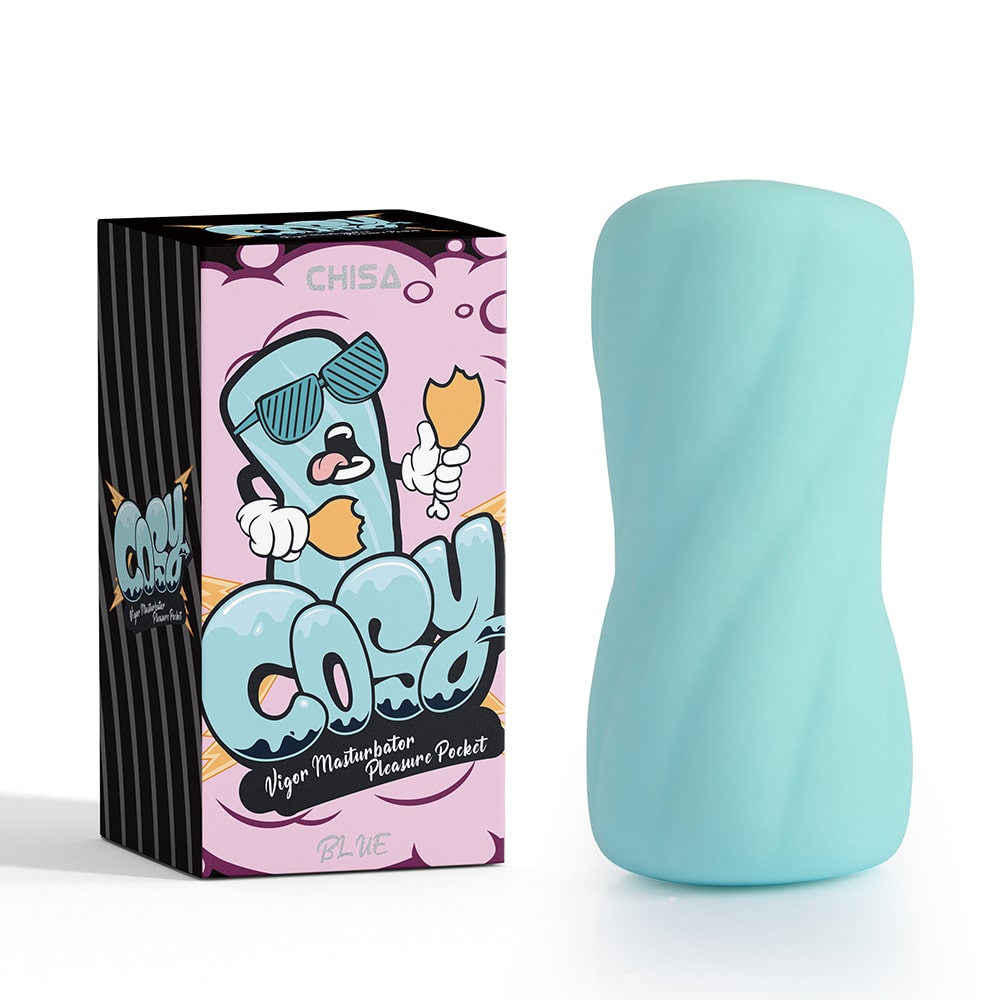 Мастурбатор - Мастурбатор яйцо Chisa COSY Vigor ( плотный) Blue 10.7 х 5 см
