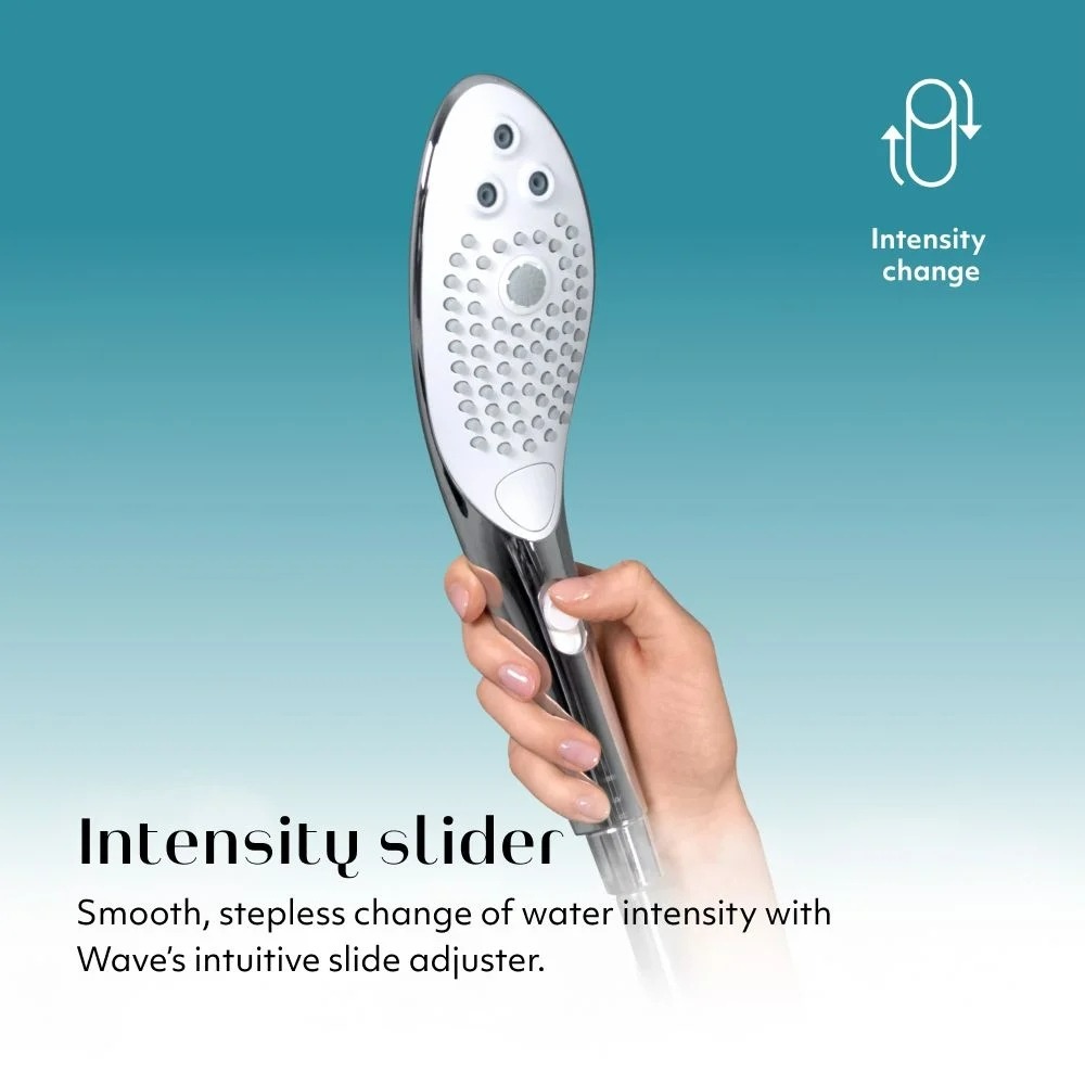 Вибраторы Womanizer - Насадка на душ для мастурбации Womanizer Wave, белая 10