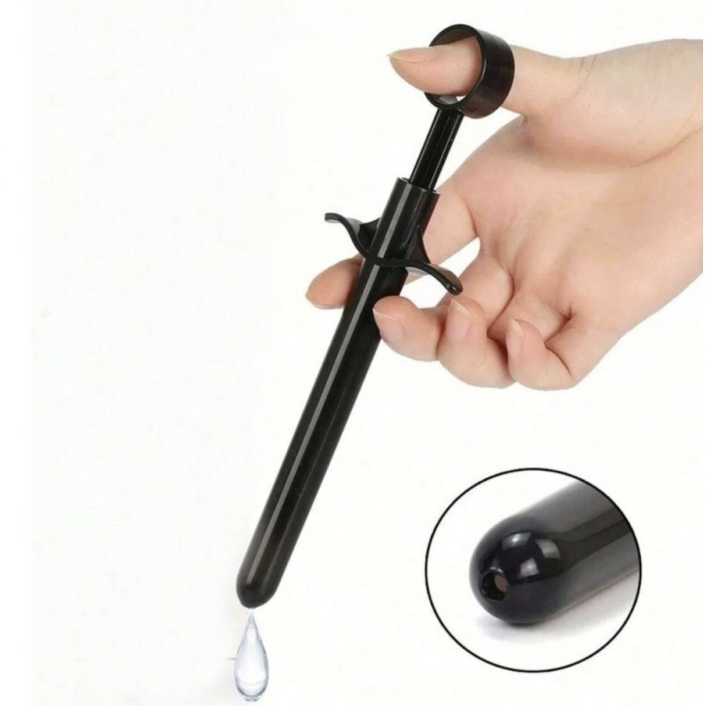 Секс игрушки - Шприц Roomfun LUBE Launcher для введения смазки черный, 10 мл 3