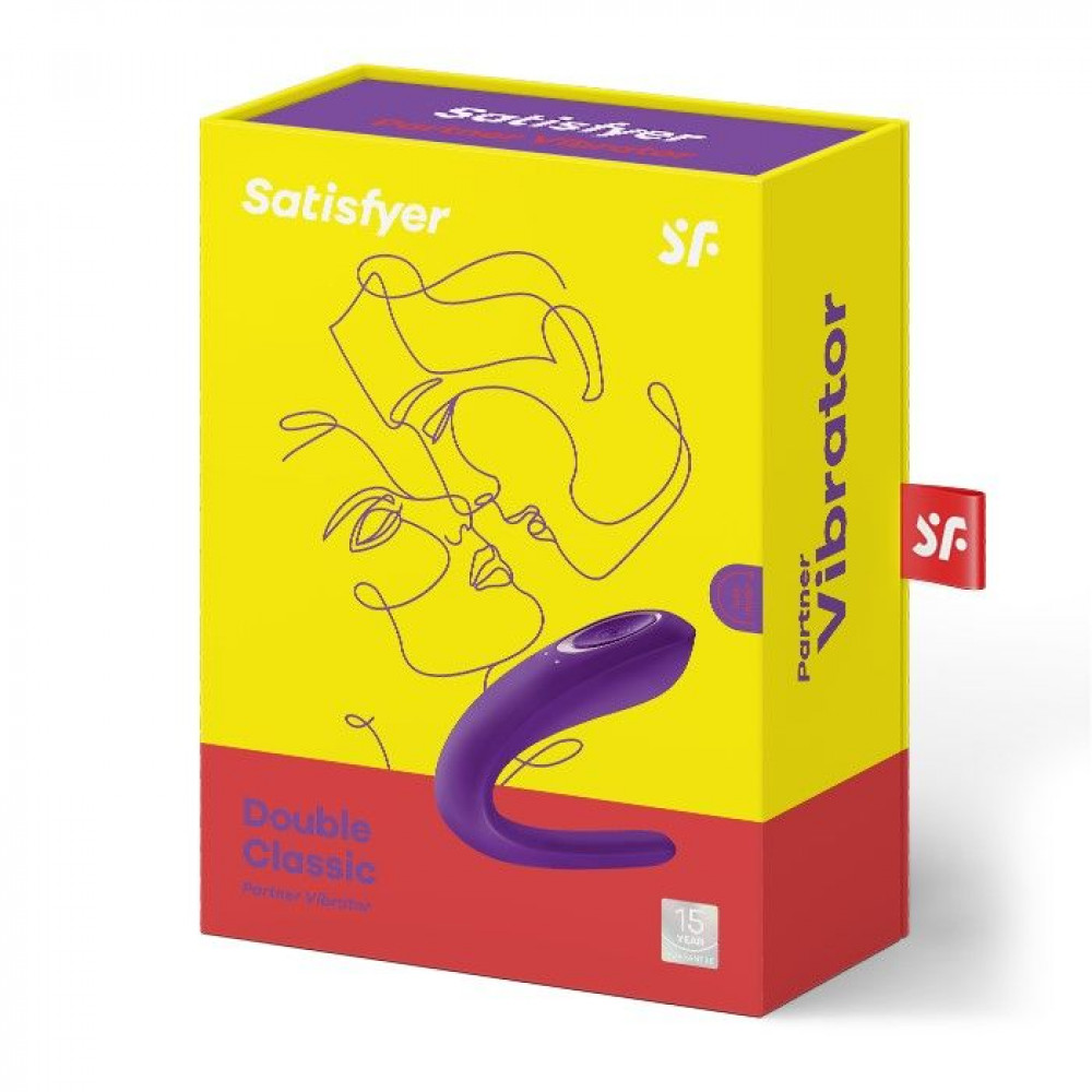 Вибраторы для пар - Вибратор для пар Satisfyer Double Classic с одним моторчиком 1