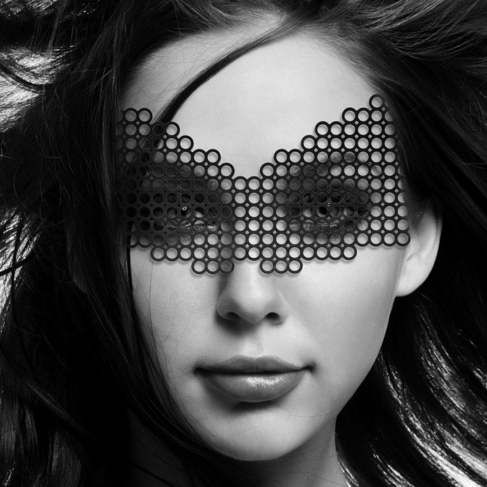 Маски - Маска на лицо Bijoux Indiscrets - Erika Mask, виниловая, клеевое крепление, без завязок 1
