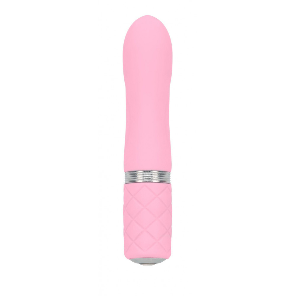 Вибратор - Роскошный вибратор PILLOW TALK - Flirty Pink с кристаллом Сваровски, гибкая головка