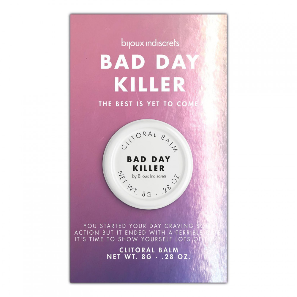 Женские возбудители - Бальзам для клитора Bijoux Indiscrets Bad Day Killer (Наслаждайся каждым днем), разогревающий 3