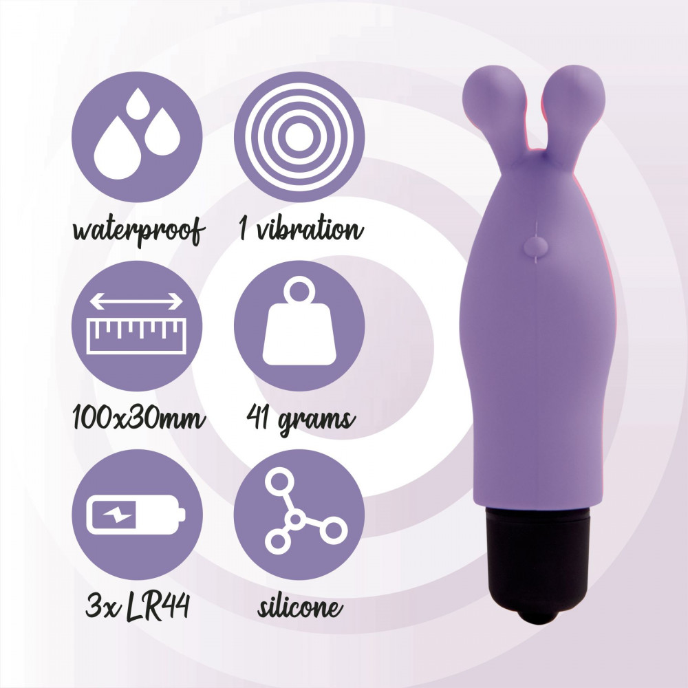 Мини вибраторы - Вибратор на палец FeelzToys Magic Finger Vibrator Purple 2