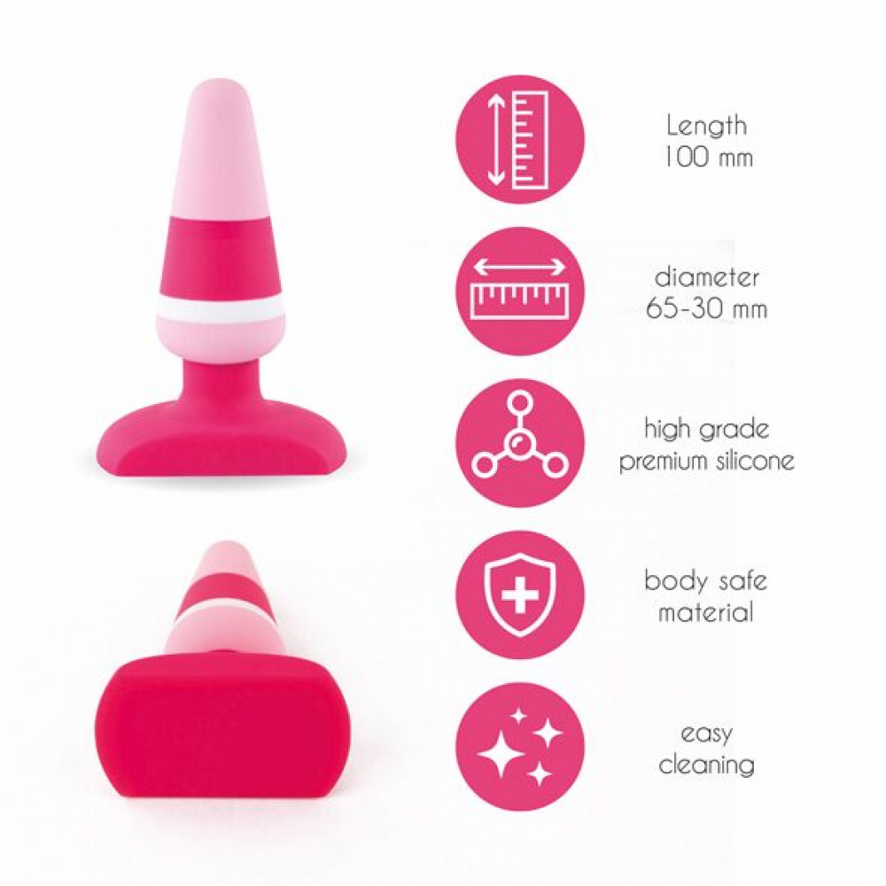 Анальная пробка - Анальная пробка FeelzToys - Plugz Butt Plug Colors Nr. 2 4
