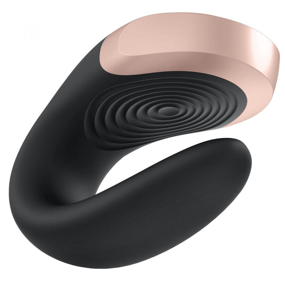 Вибраторы для пар - Смарт-вибратор для пар Satisfyer Double Love (Black) 2
