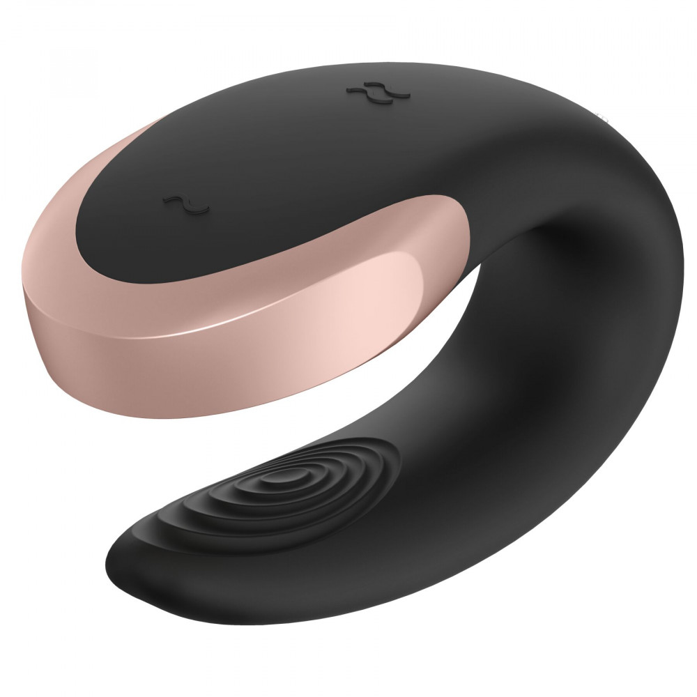 Вибраторы для пар - Смарт-вибратор для пар Satisfyer Double Love (Black) 3