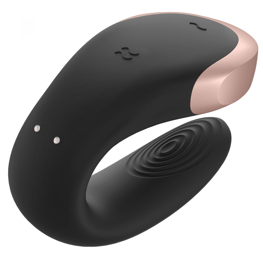 Вибраторы для пар - Смарт-вибратор для пар Satisfyer Double Love (Black) 6