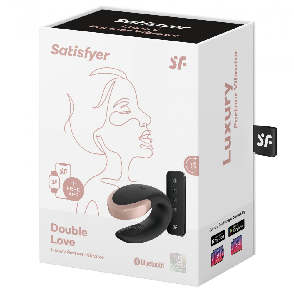 Вибраторы для пар - Смарт-вибратор для пар Satisfyer Double Love (Black) 1