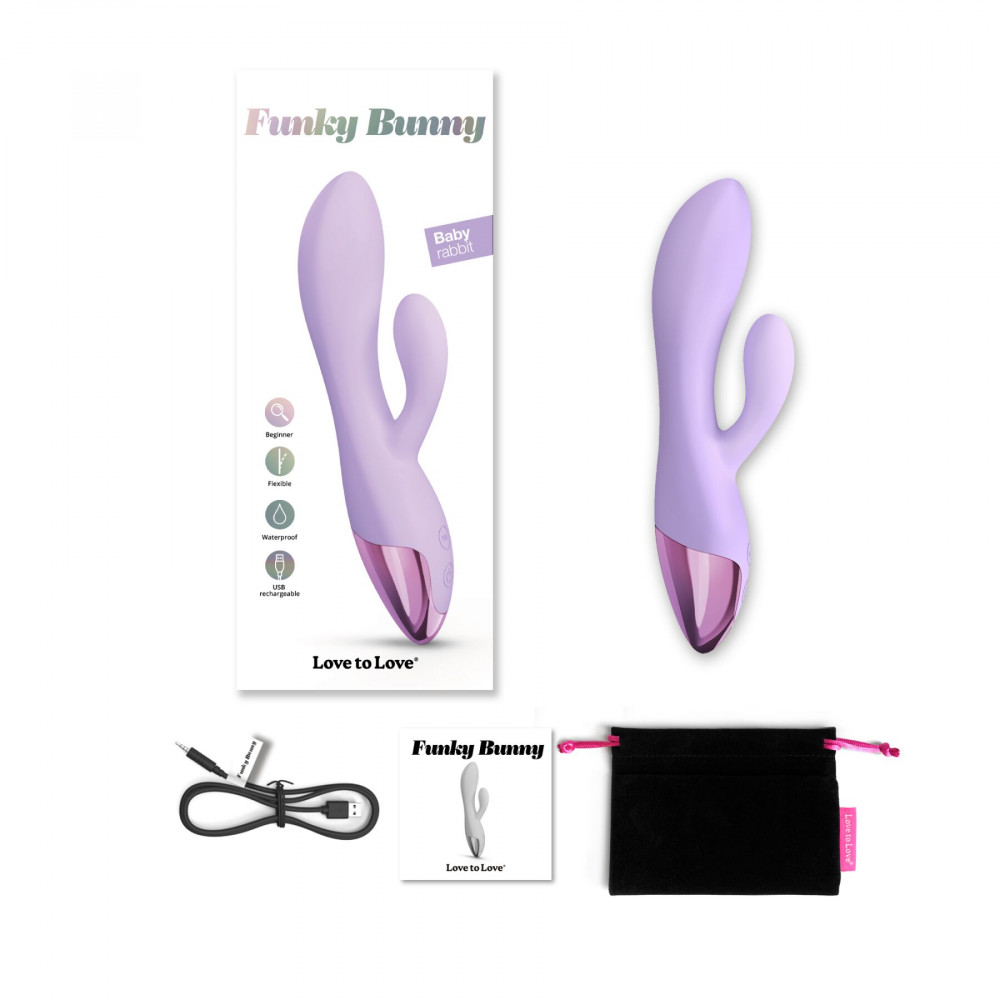 Вибратор-кролик - Вибратор-кролик Love To Love FUNKY BUNNY - VIVA MAUVE 1