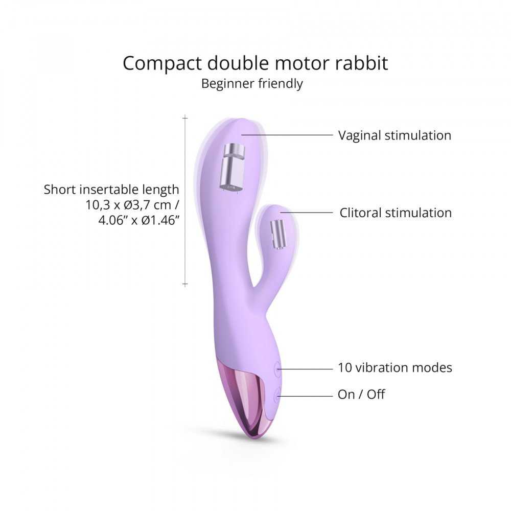 Вибратор-кролик - Вибратор-кролик Love To Love FUNKY BUNNY - VIVA MAUVE 4