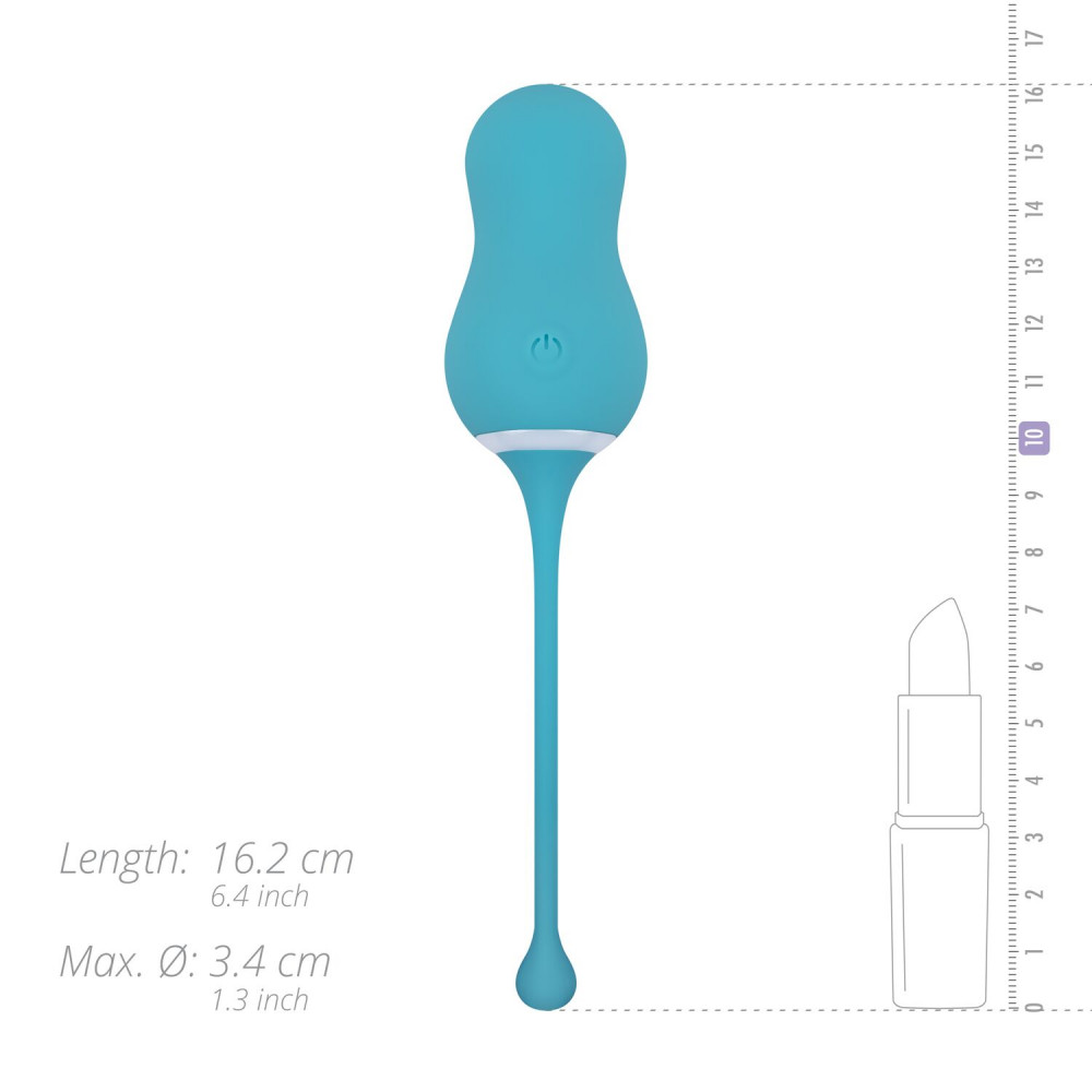 Виброяйцо - Виброяйцо Cala Azul - Elena Vibrating Egg With Remote Control 6