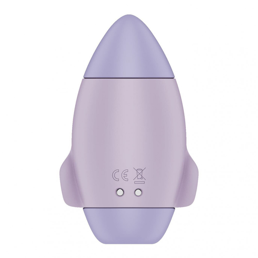 Вибраторы вакуумные - Вакуумный вибратор Satisfyer Mission Control Violet 4