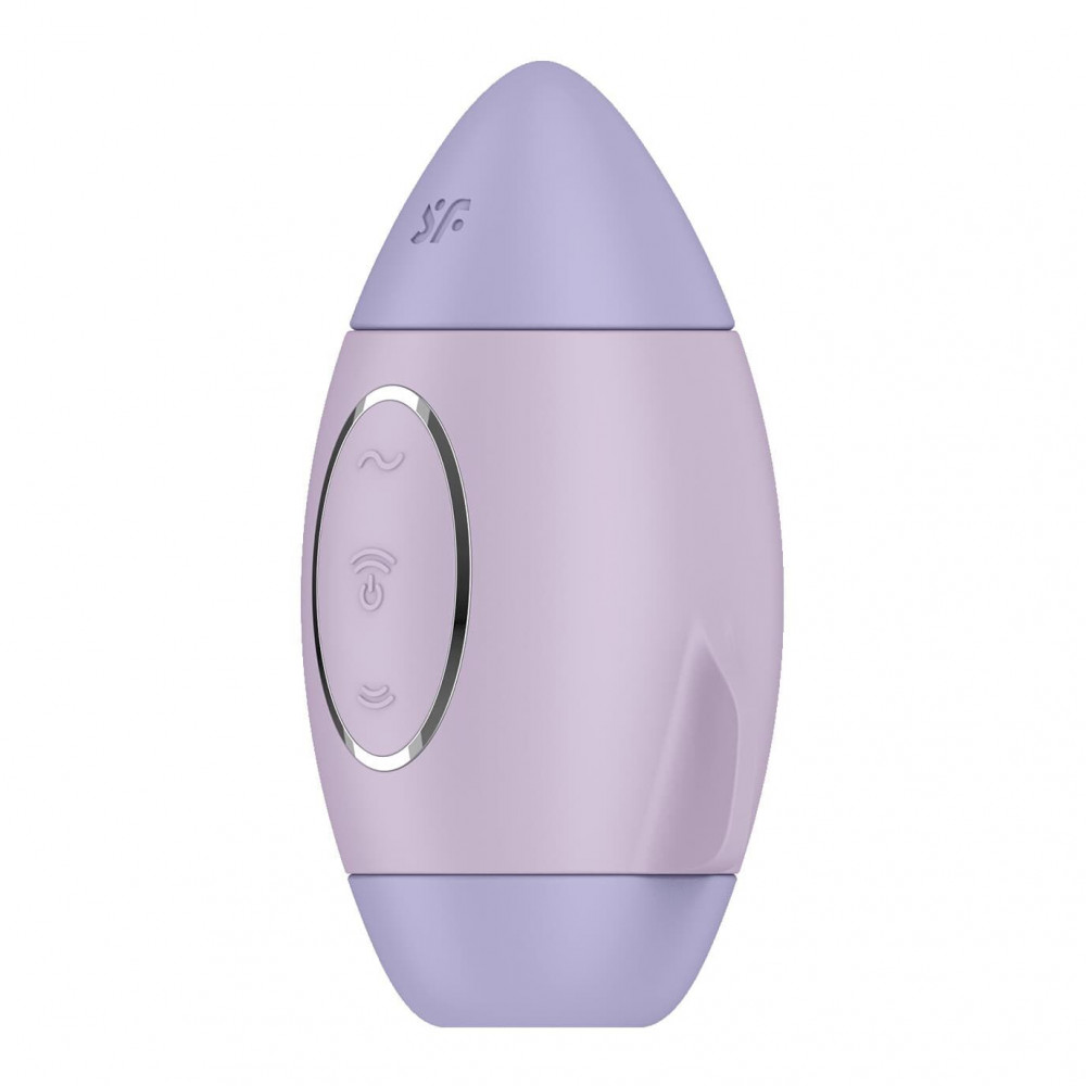 Вибраторы вакуумные - Вакуумный вибратор Satisfyer Mission Control Violet 3