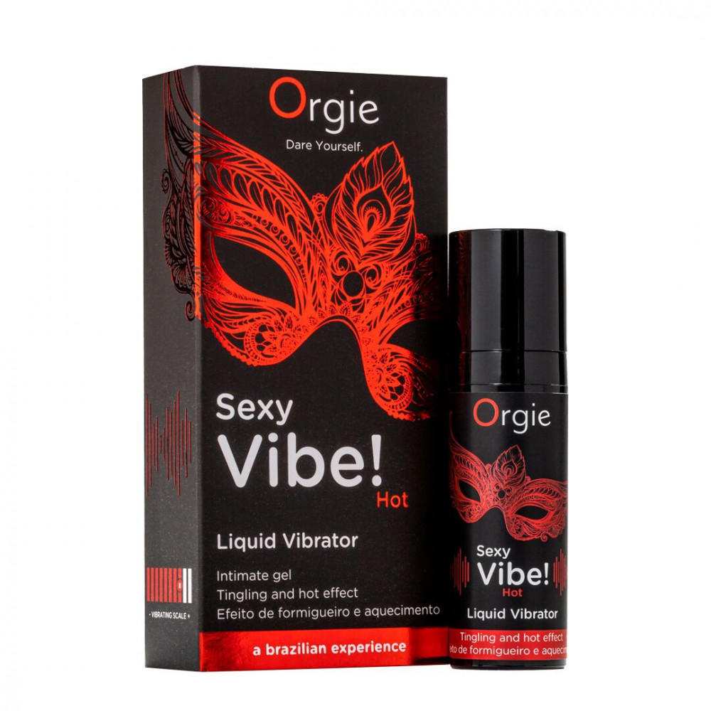 Женские возбудители - Жидкий вибратор Orgie - Sexy Vibe! Hot (15 мл)