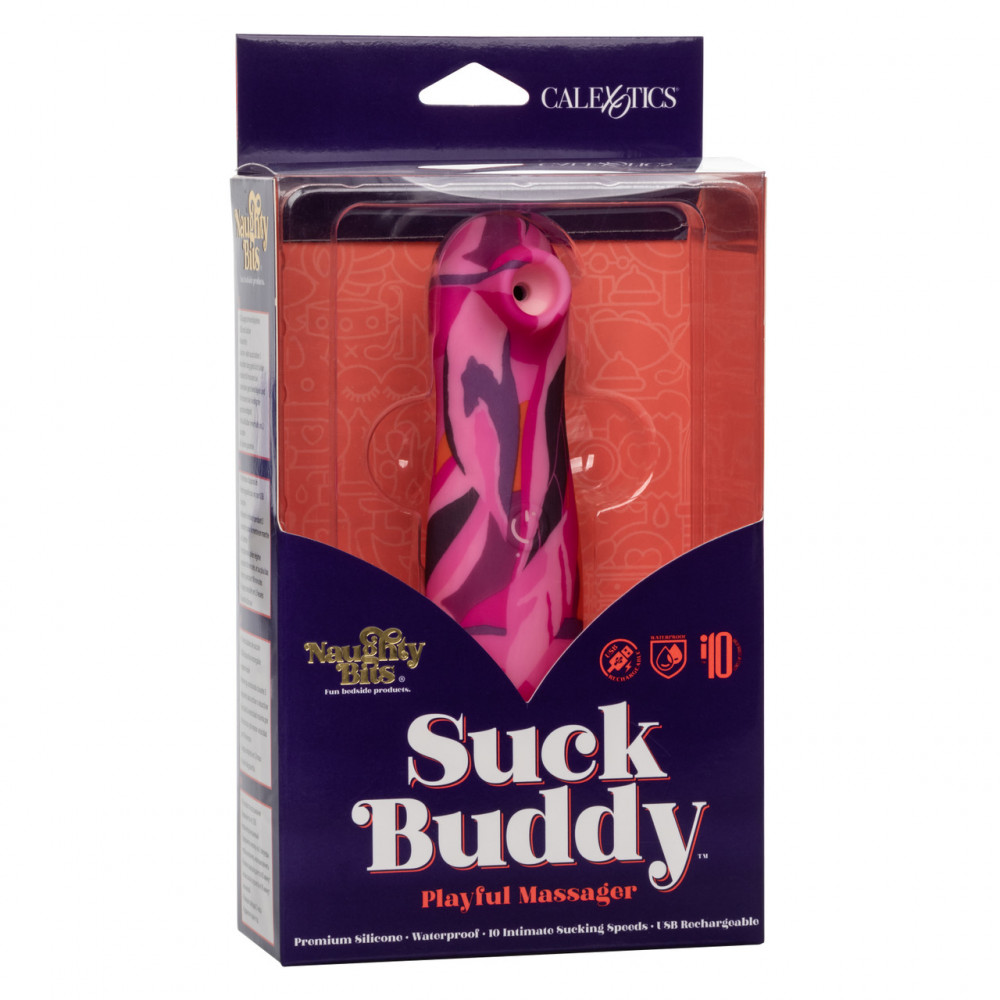 Вибратор - Вакуумный стимулятор клитора Naughty Bits Suck Buddy 1