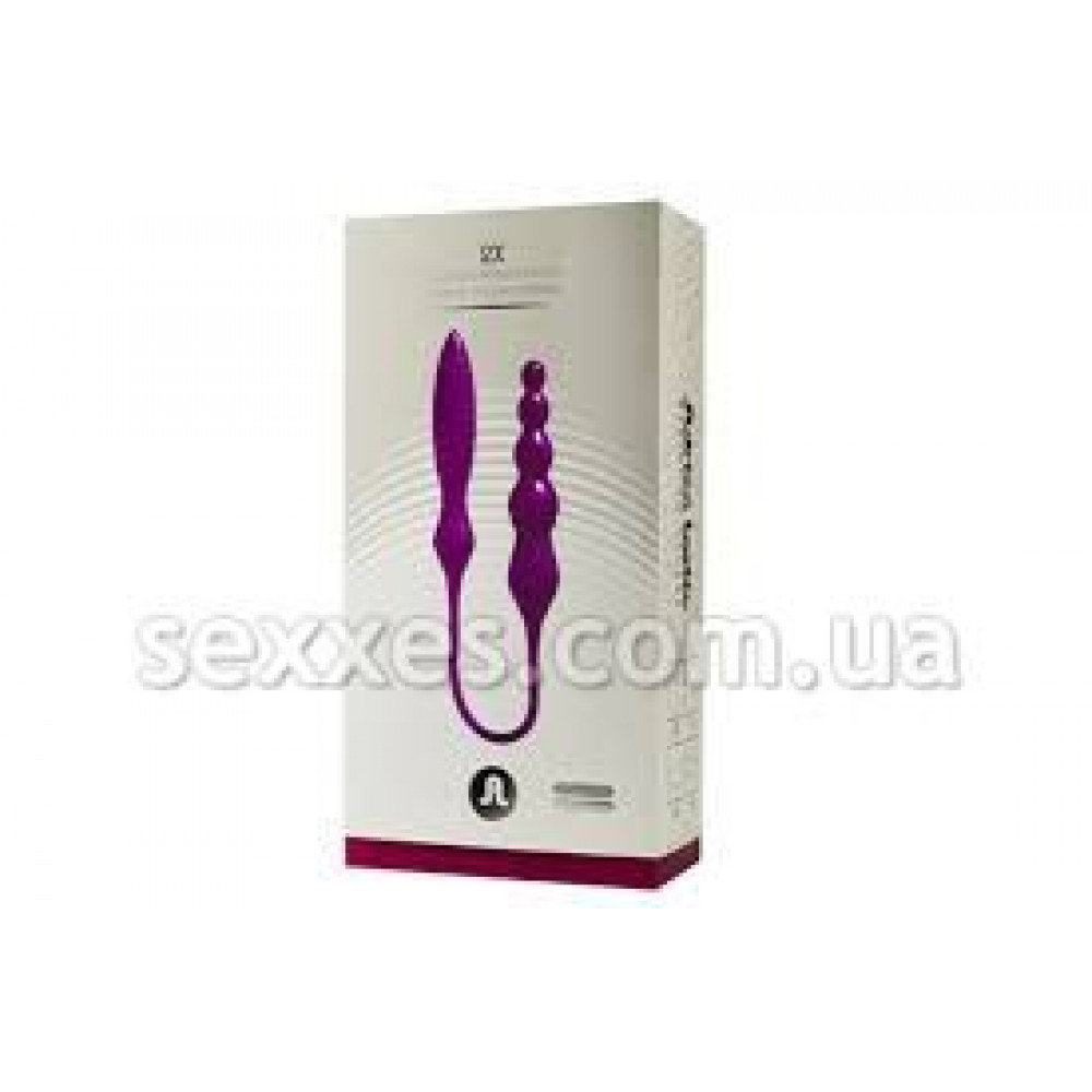 Вибраторы для пар - Вибратор Adrien Lastic AD-2X с пультом Mini 1