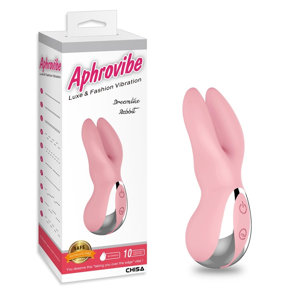 Секс игрушки - Вибратор для клитора в виде кролика Chisa Aphrovibe Dreamlike Rabbit, розовый