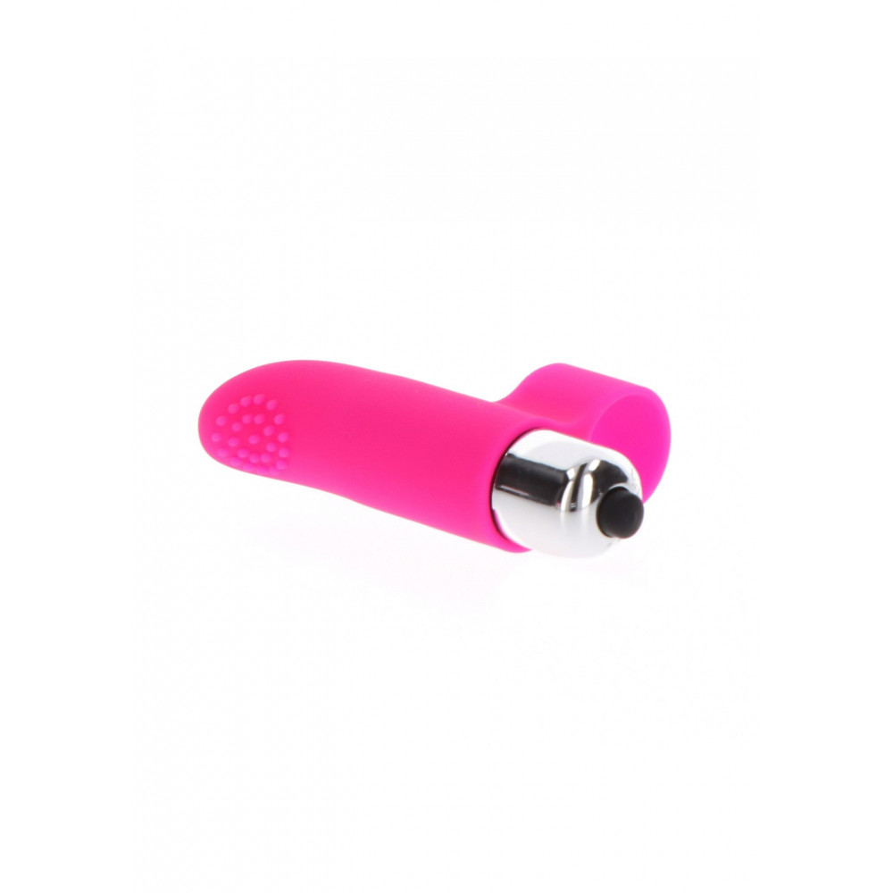 Секс игрушки - Вибратор на палец Tickle Pleaser розовый, 8 х 2 см 2