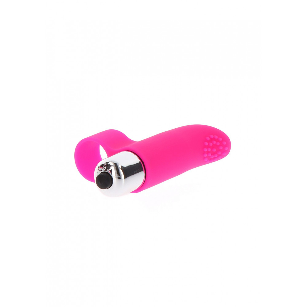 Секс игрушки - Вибратор на палец Tickle Pleaser розовый, 8 х 2 см 3