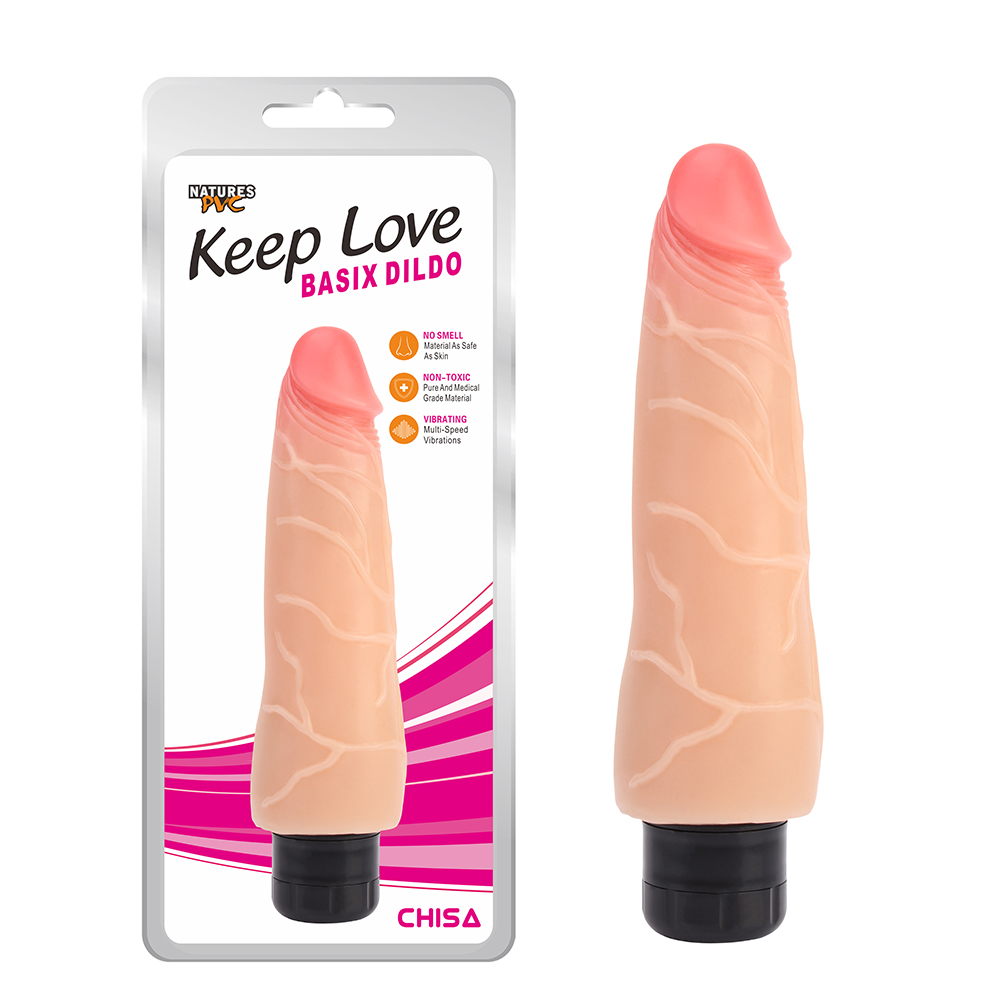 Секс игрушки - Вибратор реалистичный мультискоростной Сhisa Keep Love Basix Dildo большого размера