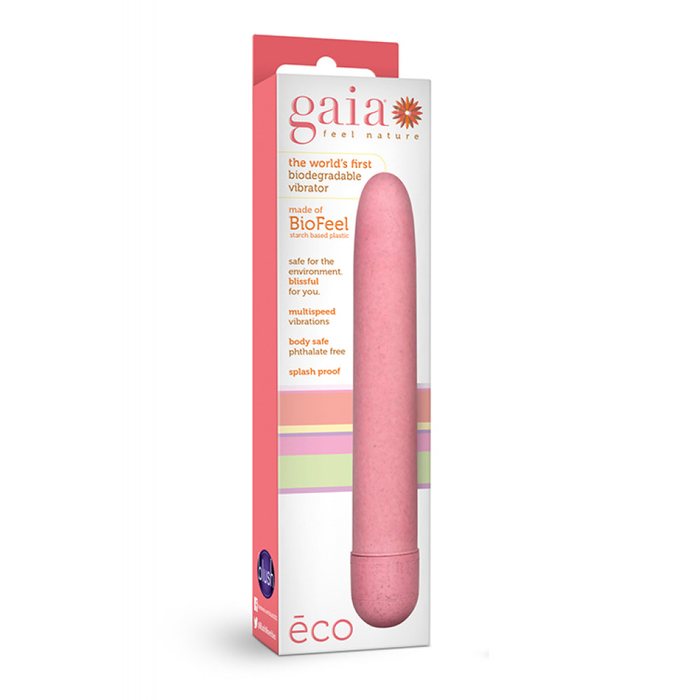 Вибратор - Вибромассажер BLUSH GAIA ECO CORAL 3