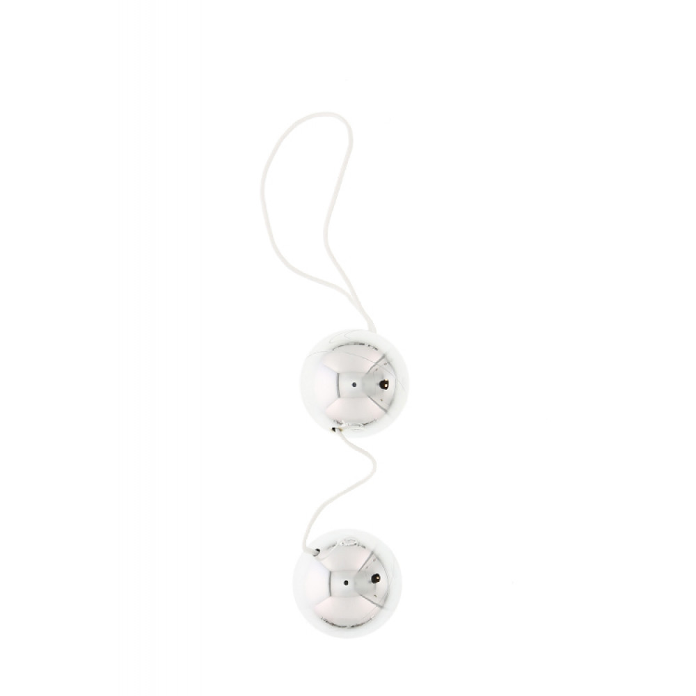 Вагинальные шарики - Вагинальные шарики DUO BALLS,SILVER