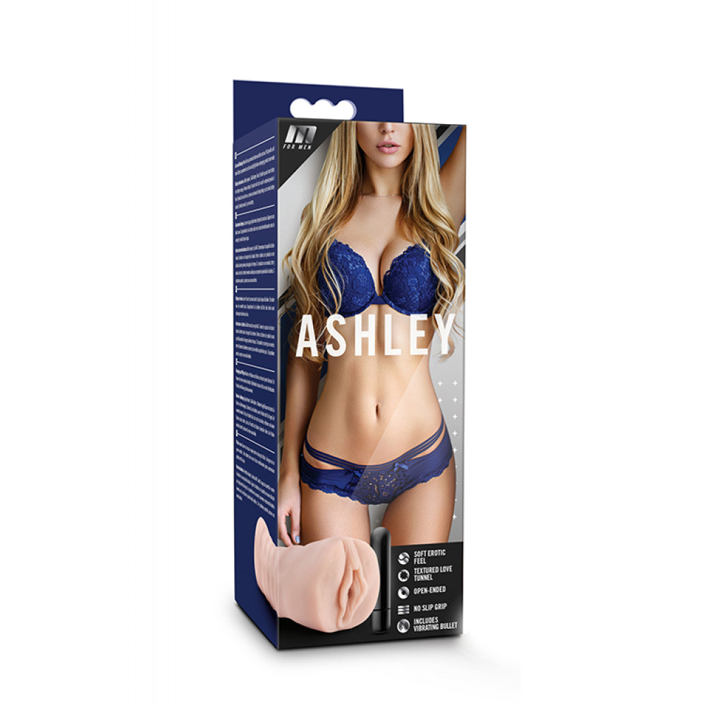 Секс игрушки - Мастурбатор-вагина с вибрацией M FOR MEN ASHLEY VANILLA 3