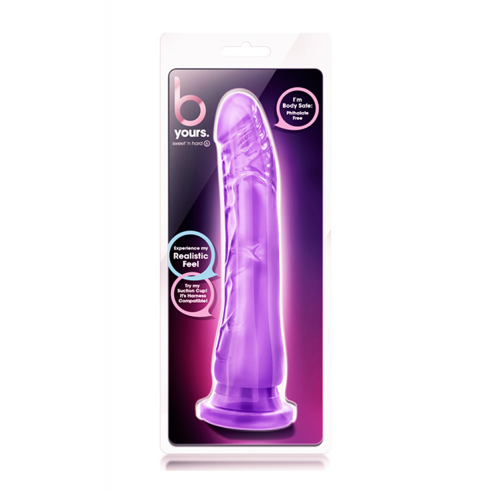 Секс игрушки - Гелевый фаллоимитатор B YOURS SWEET N HARD 6 PURPLE 1