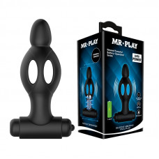 Анальный стимулятор с вибрацией MR PLAY, BI-210214-MR