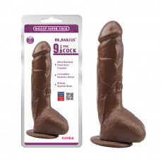 Фаллоимитатор реалистичный с присоской Chisa Ballsy Super Cock MR.MARCUS коричневый