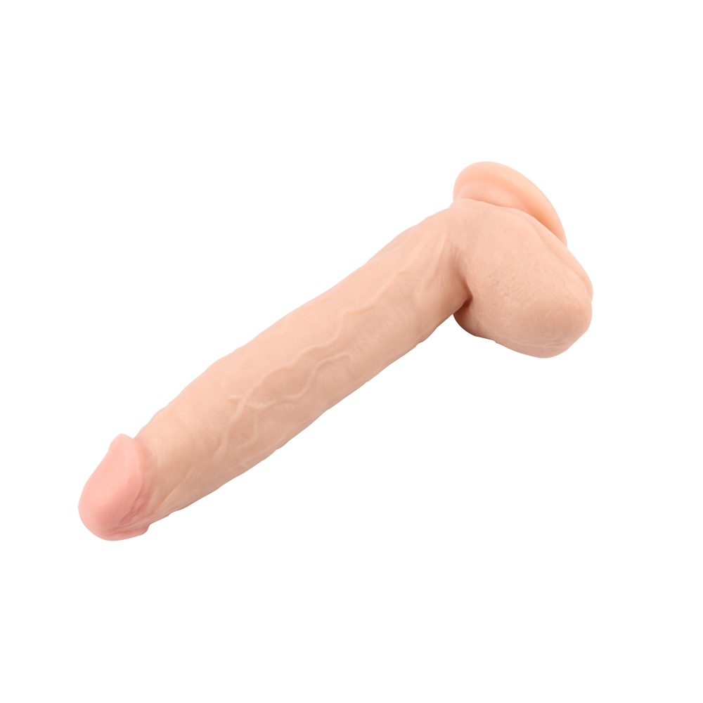 Секс игрушки - Фаллоимитатор с яичками на присоске Chisa Ballsy super cock, бежевый 4