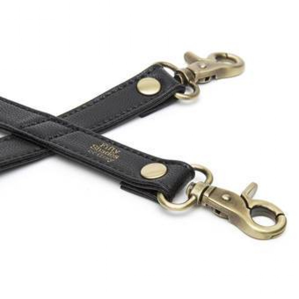БДСМ игрушки - Крестообразный фиксатор Fifty Shades of Grey Bound to You Faux Leather Hogtie 2