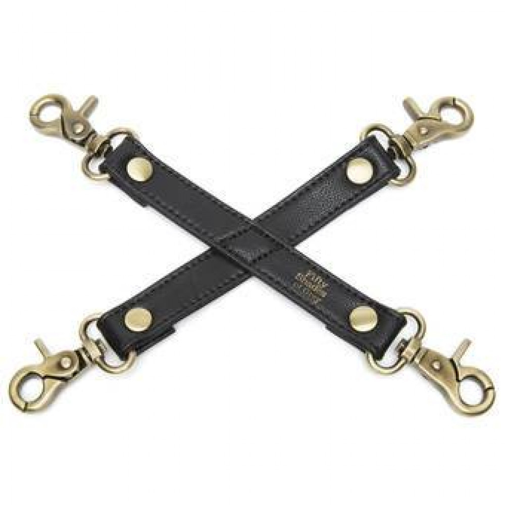 БДСМ игрушки - Крестообразный фиксатор Fifty Shades of Grey Bound to You Faux Leather Hogtie