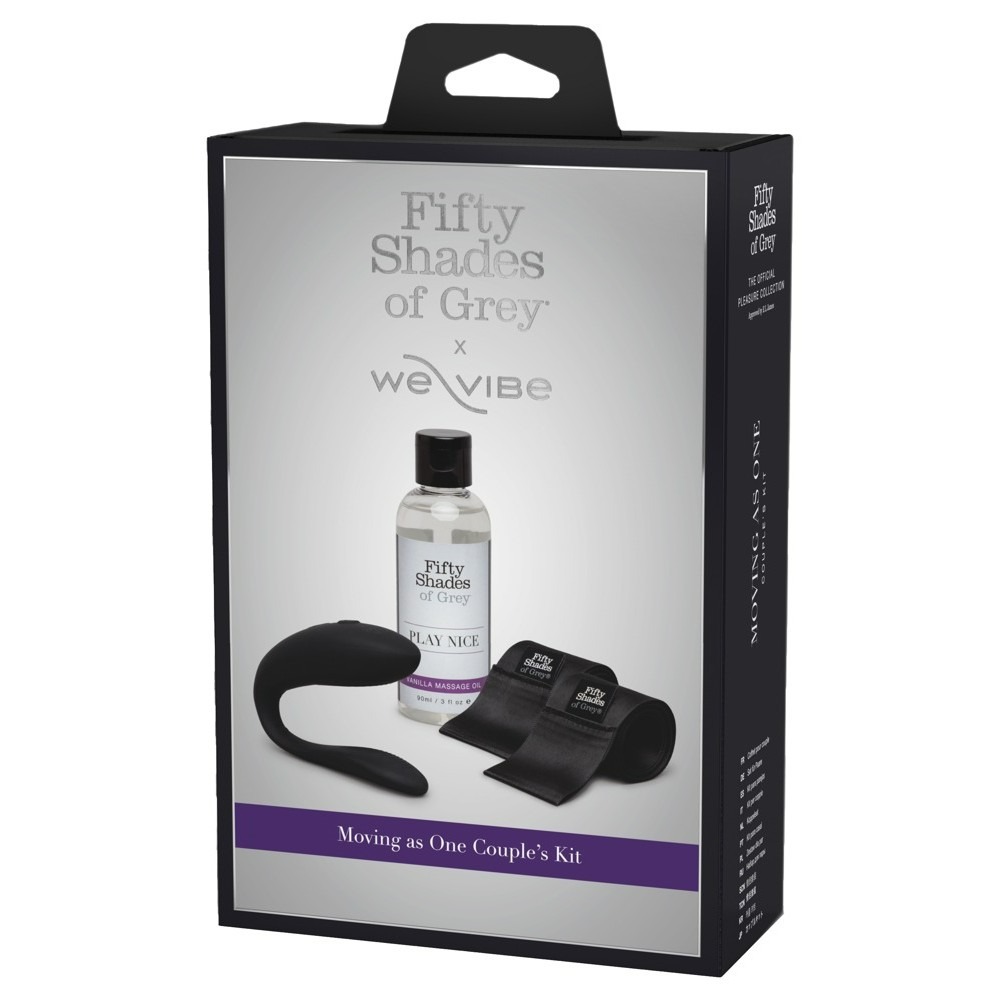 Вибраторы We-Vibe - Набор с парным вибратором Sync Lite We-Vibe и Moving As One от Fifty Shades of Grey, черный 1