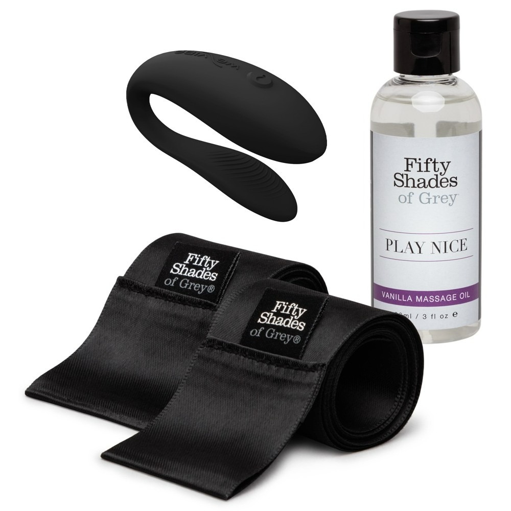 Вибраторы We-Vibe - Набор с парным вибратором Sync Lite We-Vibe и Moving As One от Fifty Shades of Grey, черный 8