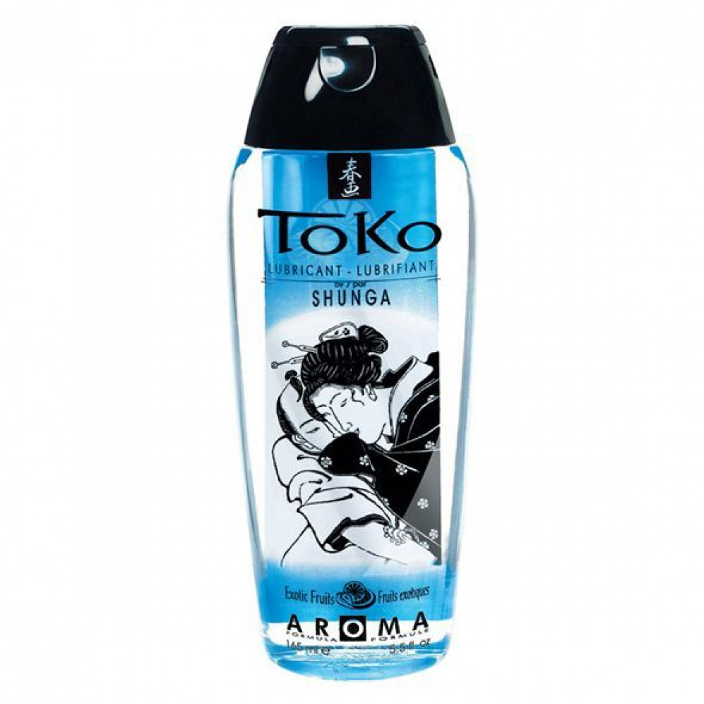 Оральные смазки - Лубрикант на водной основе Shunga Toko AROMA – Exotic Fruits (165 мл), не содержит сахара