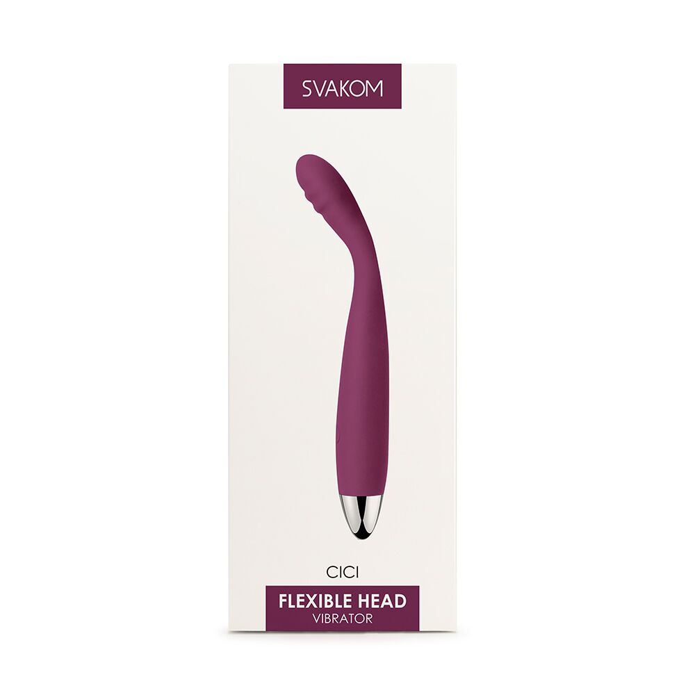 Стимулятор точки G - Тонкий вибратор точки G Svakom Cici Violet 1