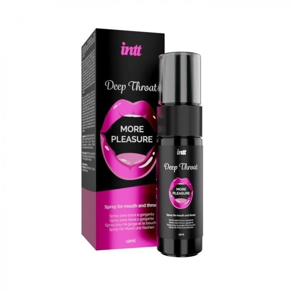 Стимулирующие средства и пролонгаторы - Спрей для глубокого минета Intt Deep Throat Oral Spray (12 мл) 2