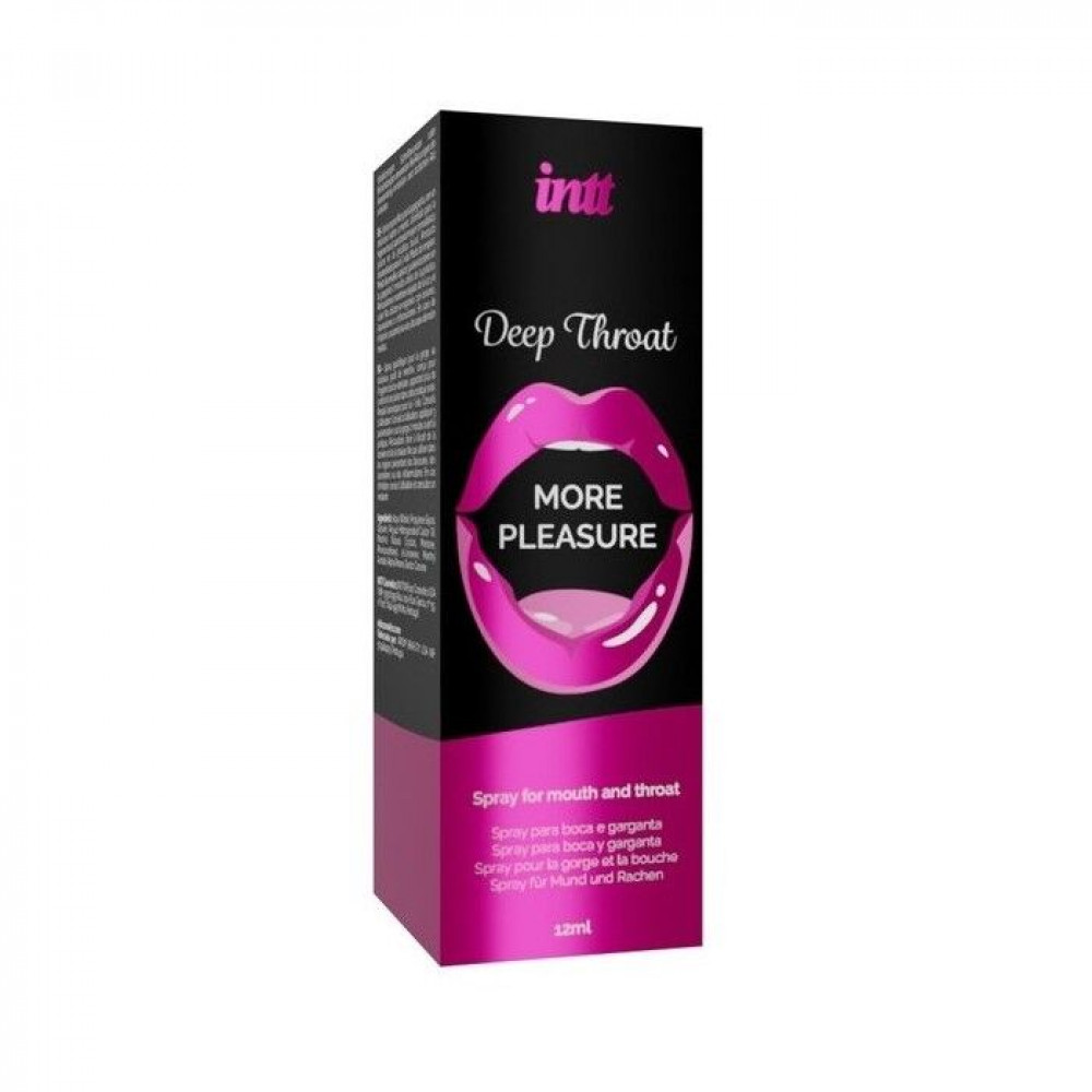 Стимулирующие средства и пролонгаторы - Спрей для глубокого минета Intt Deep Throat Oral Spray (12 мл) 1