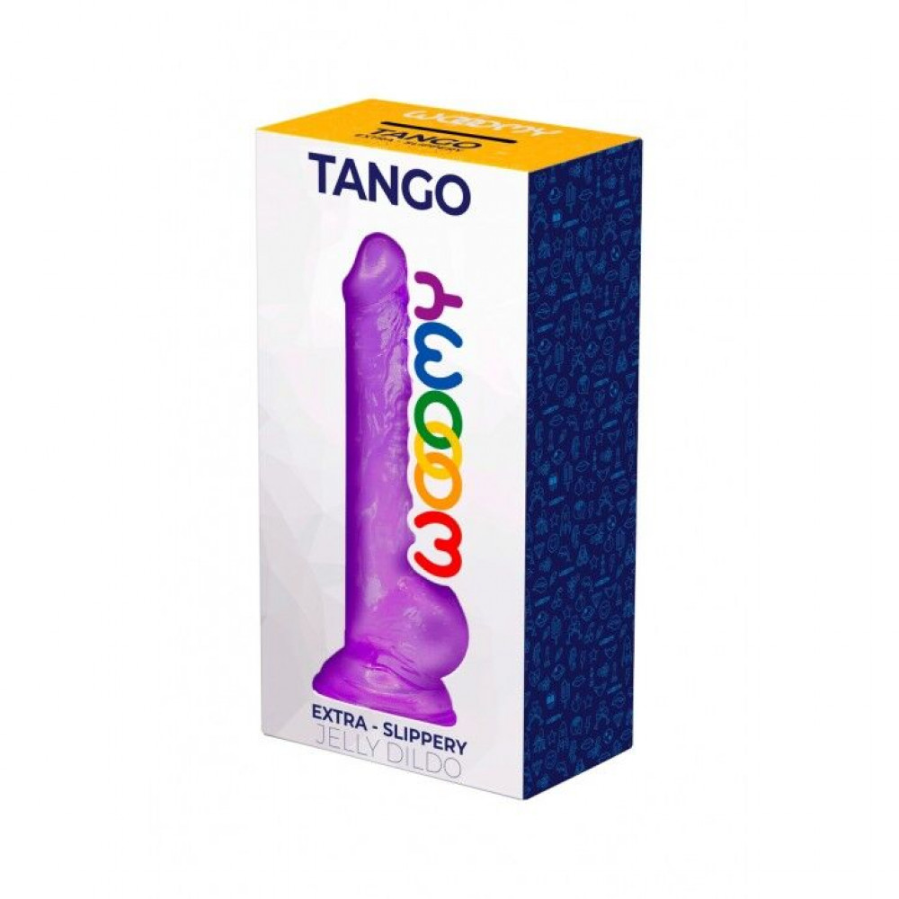 Дилдо - Фаллоимитатор Wooomy Tango, с присоской, длина 18 см, диаметр 3,2 см 1