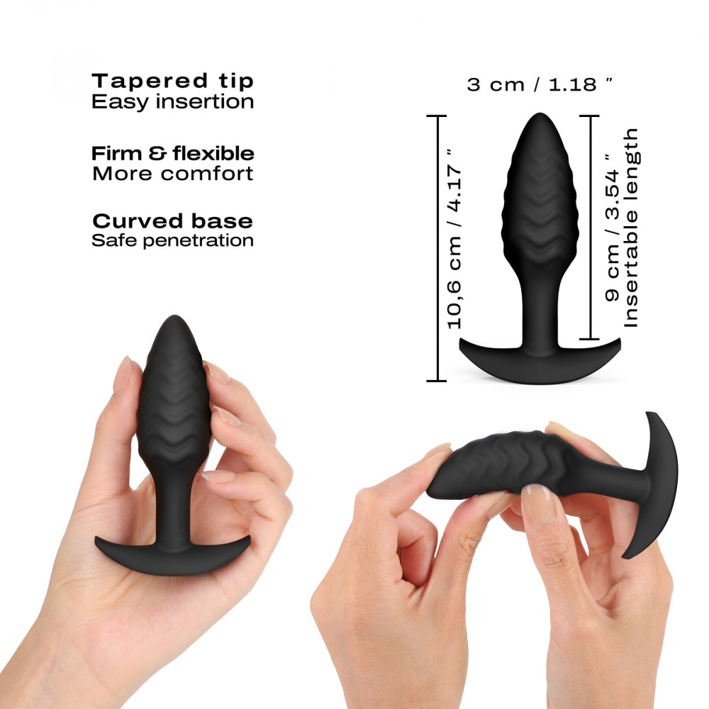 Анальная пробка - Анальная пробка Dorcel WAVY PLUG, диаметр 3 см, силикон 5